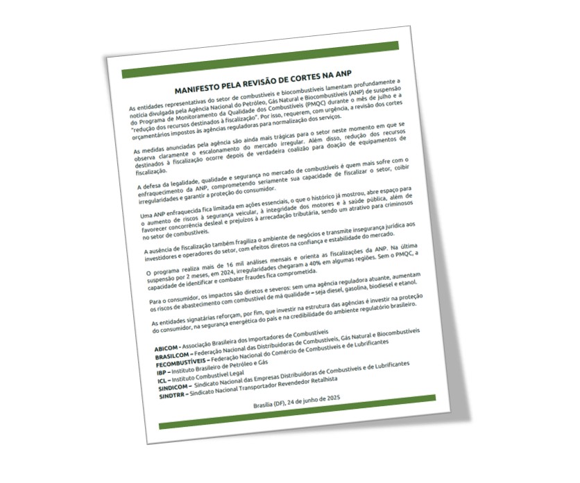 Posicionamento – Manifesto pela revisão de cortes na ANP